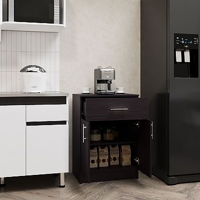 Mayorca Multistorage Pantry Cabinet, One Drawer, Two Interior Shelves