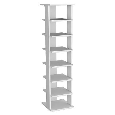 Odesto 48.7" Tall 8-Tier Vertical Shoe Rack, Narrow Shoe Tower For 8 Pairs, Entryway.