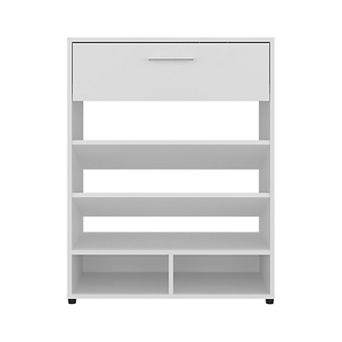 Alpine Shoe Rack, 3 tier One Drawer, Five Shelves, Shoe Storage