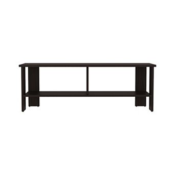 Navia 47" Wide Tv Stand With Two Shelves, For Living Room, Bedroom, Entertainment