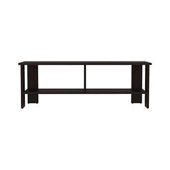 Navia 47" Wide Tv Stand With Two Shelves, For Living Room, Bedroom, Entertainment