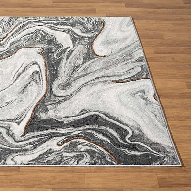 Luxe Weavers Marble Abstract Pattern Area Rug