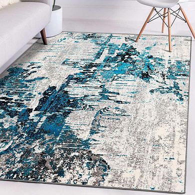 Luxe Weavers Contemporary Abstract Indoor Area Rug
