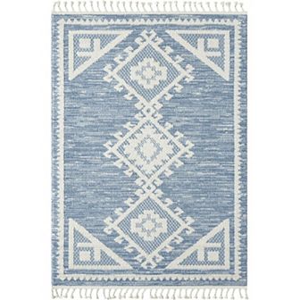 Luxe Weavers Diamond Fringe Area Rug