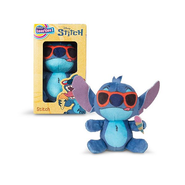 Micro Teenies Disney's Stitch Sunglasses & Ice Cream Plush Toy
