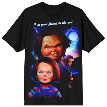 Men's Chucky I'm Your Friend To The End Graphic Tee