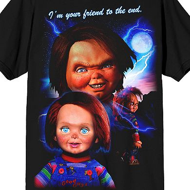 Men's Chucky I'm Your Friend To The End Graphic Tee