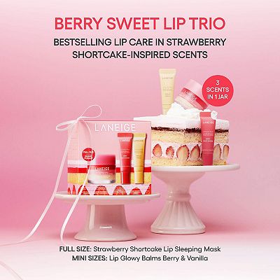 LANEIGE Berry Sweet Lip Treatment Minis Trio Set