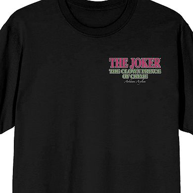 Men's Batman The Joker Graphic Short Sleeve T-Shirt