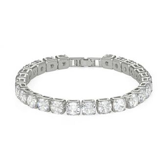 You're Invited Cubic Zirconia Hinge Tennis Bracelet