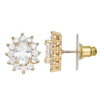 You're Invited Silver-Tone Stud Earrings
