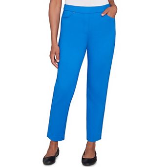 Petite Alfred Dunner Stretch Ponte Knit Short Length Pants