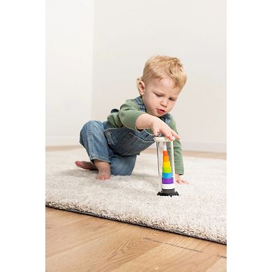 Fat Brain Toys Flipty Stacking Rainbow Tower Toy