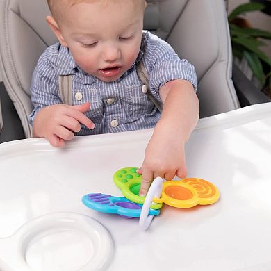 Fat Brain Toys Dimpl Clutch 3-pc. Sensory-Friendly Teething Toy Set