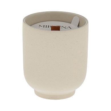 Miryana White Tea & Ginger 10 oz. Wood Wick Candle