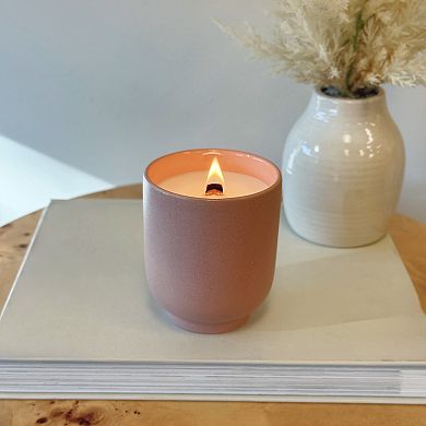 Miryana Rose Water & Santal 10 oz. Wood Wick Candle