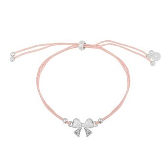 LC Lauren Conrad Bow Pull Tie Bracelet
