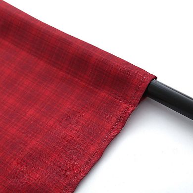 Marcielo Christmas Kitchen Curtains 3 Piece Set Holiday Window Valance and Tiers