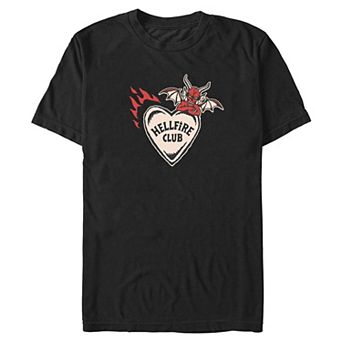 Big & Tall Stranger Things Hellfire Club Graphic Tee