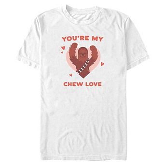 Big & Tall Star Wars Chewbacca My Chew Love Graphic Tee