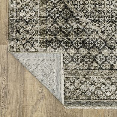 StyleHaven Chadwick Traditional Faded Center Medallion Area Rug