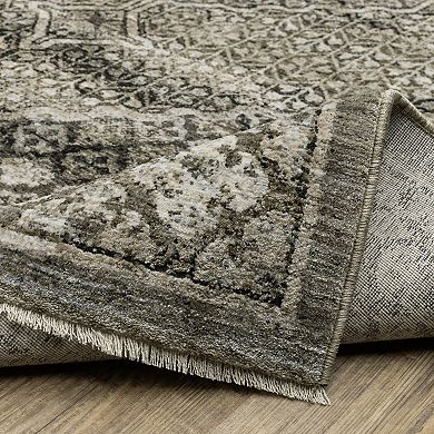 StyleHaven Chadwick Traditional Faded Center Medallion Area Rug