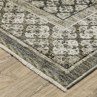 StyleHaven Chadwick Traditional Faded Center Medallion Area Rug