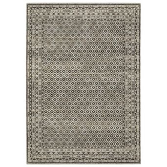 StyleHaven Chadwick Traditional Faded Diamond Area Rug