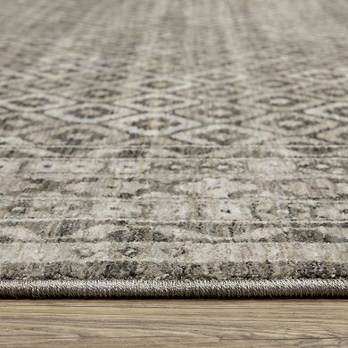 StyleHaven Chadwick Traditional Faded Diamond Area Rug