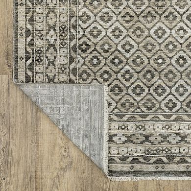 StyleHaven Chadwick Traditional Faded Diamond Area Rug