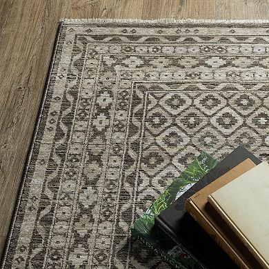 StyleHaven Chadwick Traditional Faded Diamond Area Rug