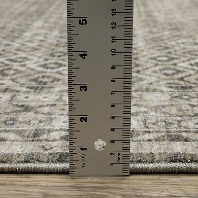 StyleHaven Chadwick Traditional Faded Diamond Area Rug