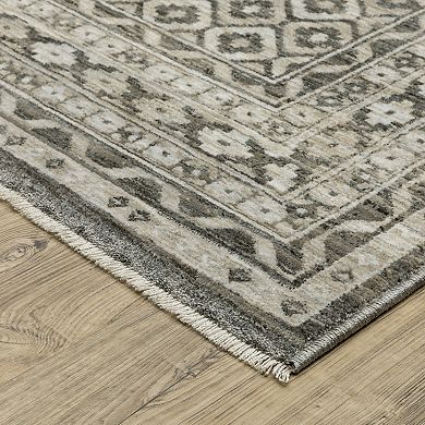 StyleHaven Chadwick Traditional Faded Diamond Area Rug