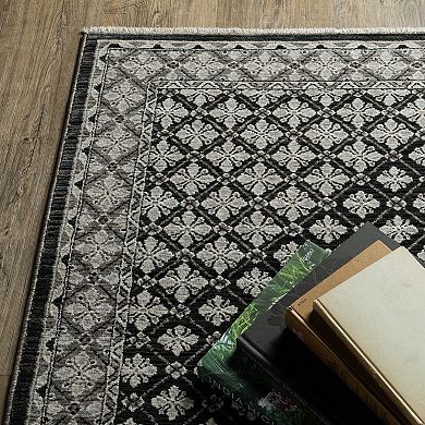 StyleHaven Chadwick Traditional Diamond Medallions Area Rug