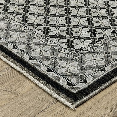 StyleHaven Chadwick Traditional Diamond Medallions Area Rug
