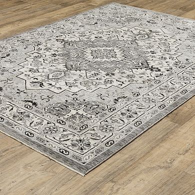 StyleHaven Chadwick Traditional Compass Medallion Area Rug