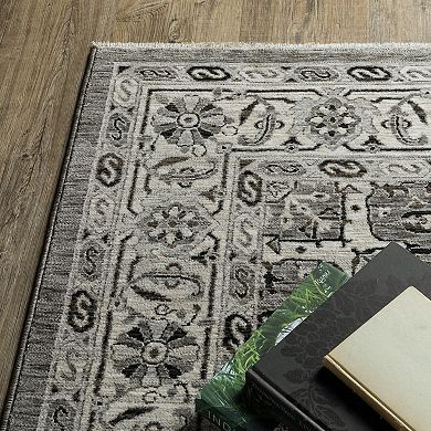 StyleHaven Chadwick Traditional Compass Medallion Area Rug