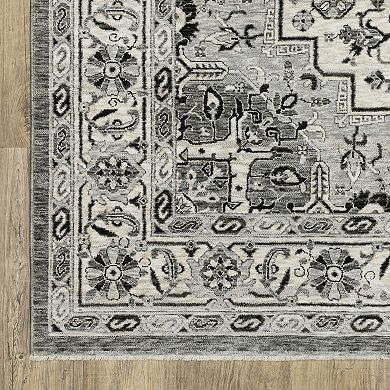 StyleHaven Chadwick Traditional Compass Medallion Area Rug