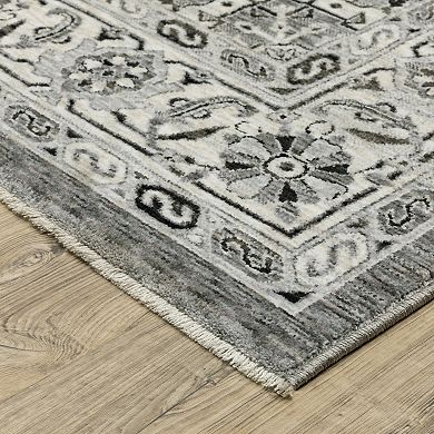 StyleHaven Chadwick Traditional Compass Medallion Area Rug