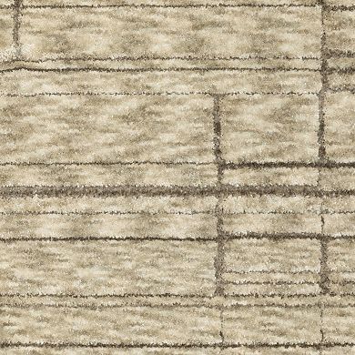 StyleHaven Calista Industrial Distressed Lines Rug