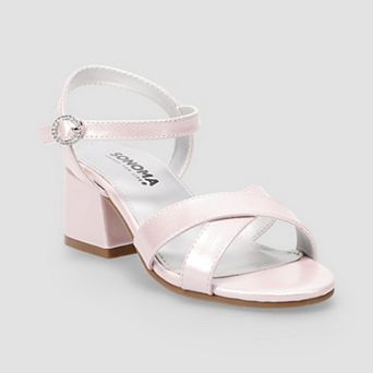 Sonoma Goods For Life® Cross Band Little & Big Kid Girls Dress Heels