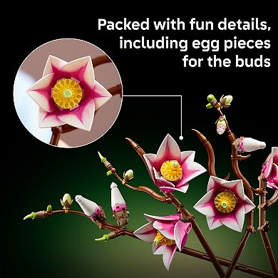 LEGO Botanicals Magnolia Branches 11510 Building Kit (435 Pieces)
