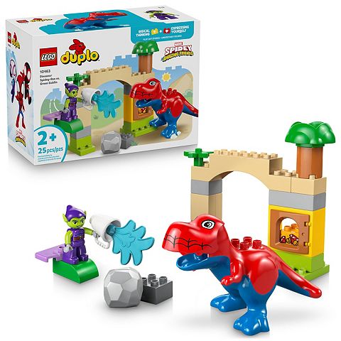 Детские конструкторы LEGO DUPLO Marvel Spidey-Rex vs. Green Goblin 10463 Building Kit (25 Pieces)