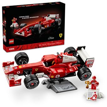LEGO Icons Ferrari F2004 & Michael Schumacher 11375 Building Kit (735 Pieces)
