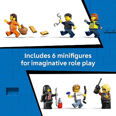 LEGO City Police Train Heist 60508 Building Kit (1313 Pieces)