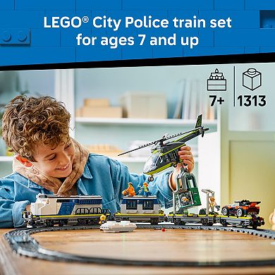 LEGO City Police Train Heist 60508 Building Kit (1313 Pieces)