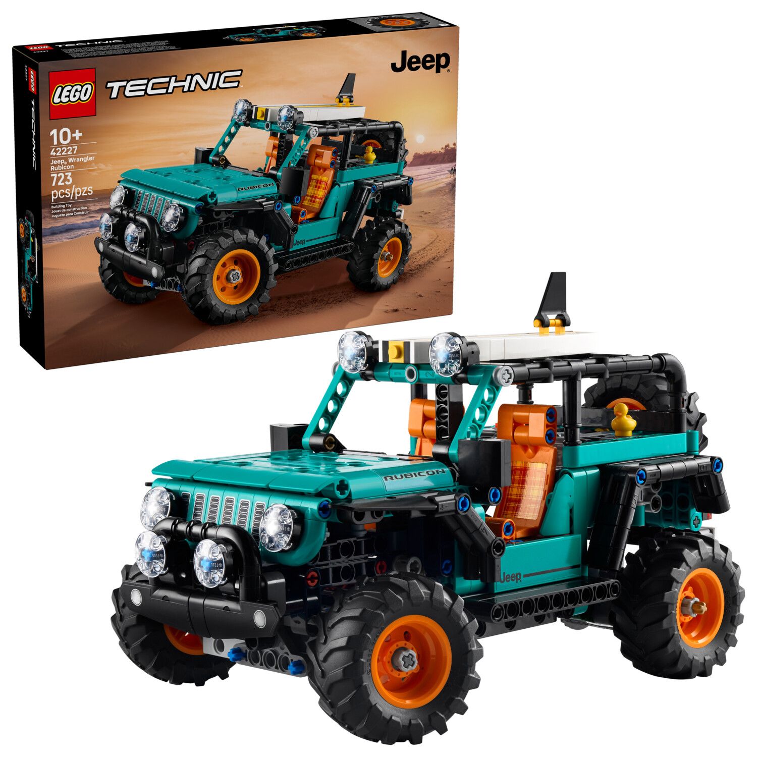 Детские игрушки LEGO Technic Jeep Wrangler Rubicon 42227 Building Kit (723 Pieces)