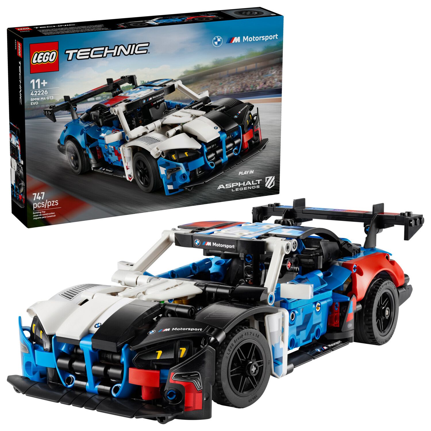 Детский конструктор LEGO Technic BMW M4 GT3 EVO 42226 Building Kit (747 Pieces) — фото 1