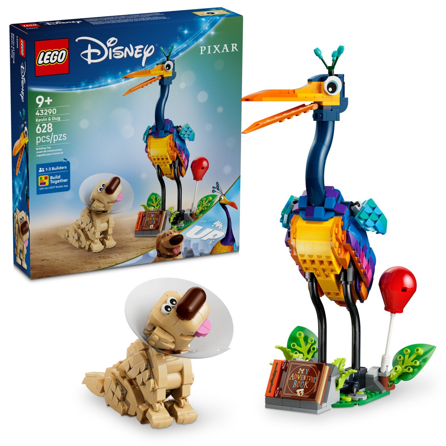 Детский конструктор LEGO Disney / Pixar's Up Kevin & Dug Building Kit (628 Pieces) — фото 1