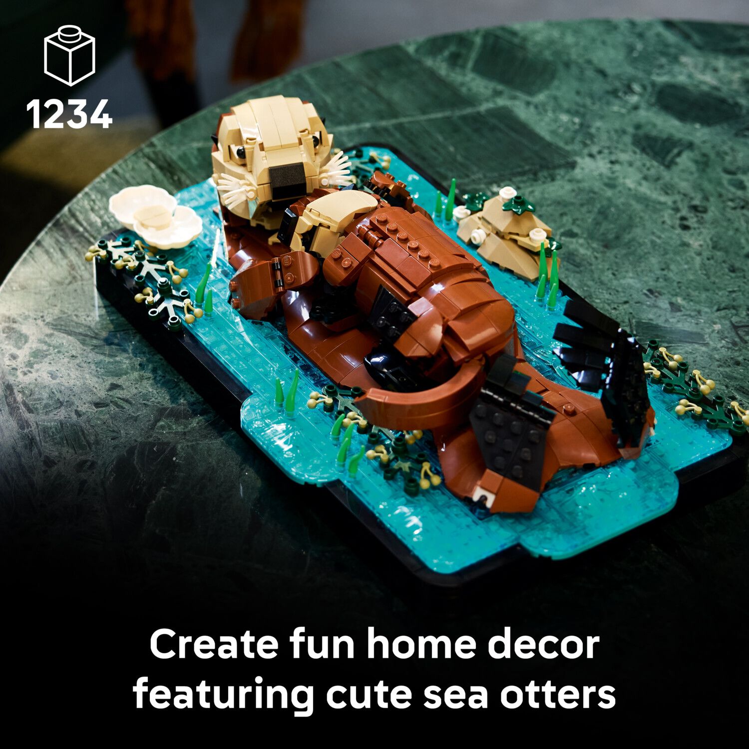 Детский конструктор LEGO Ideas Floating Sea Otters 21366 Building Kit (1234 Pieces) — фото 2